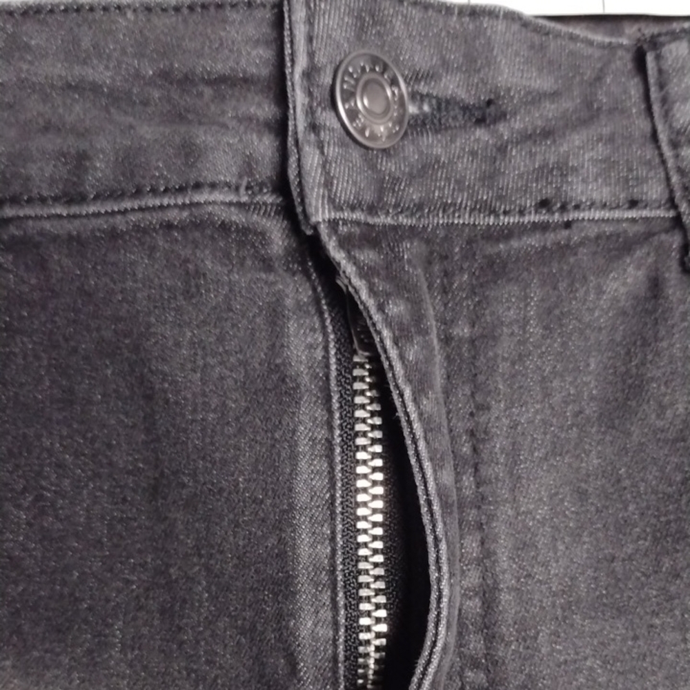 ROMWE Y2K Hippie style,Black Flare Jeans with Embroidery - Picture 9 of 14